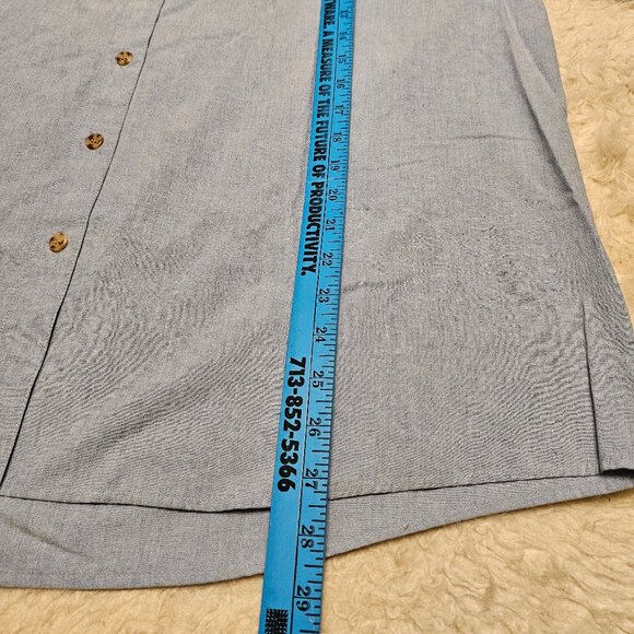 Vintage Nut Cracker Women's Christmas Ornament Embroidery Blue Denim Shirt 24W - Picture 6 of 8